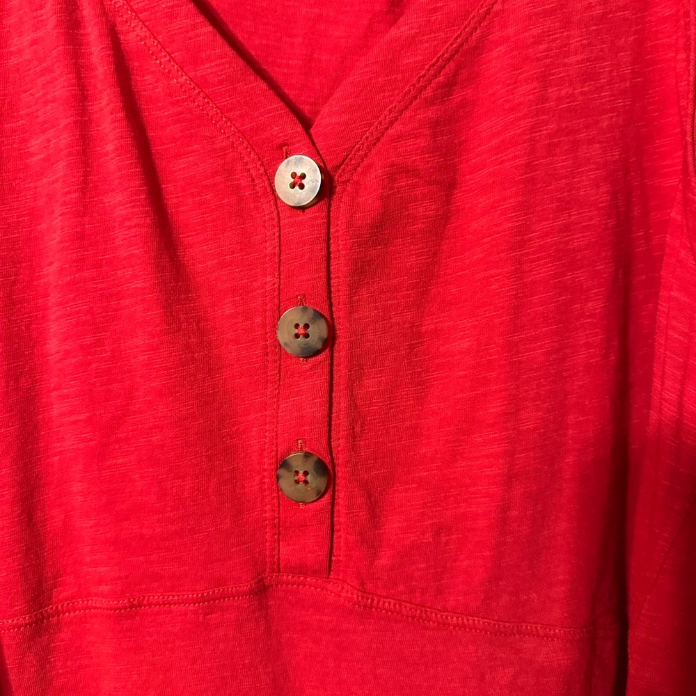 J. Jill Petites Long Button Front Tank Top - Picture 4 of 13